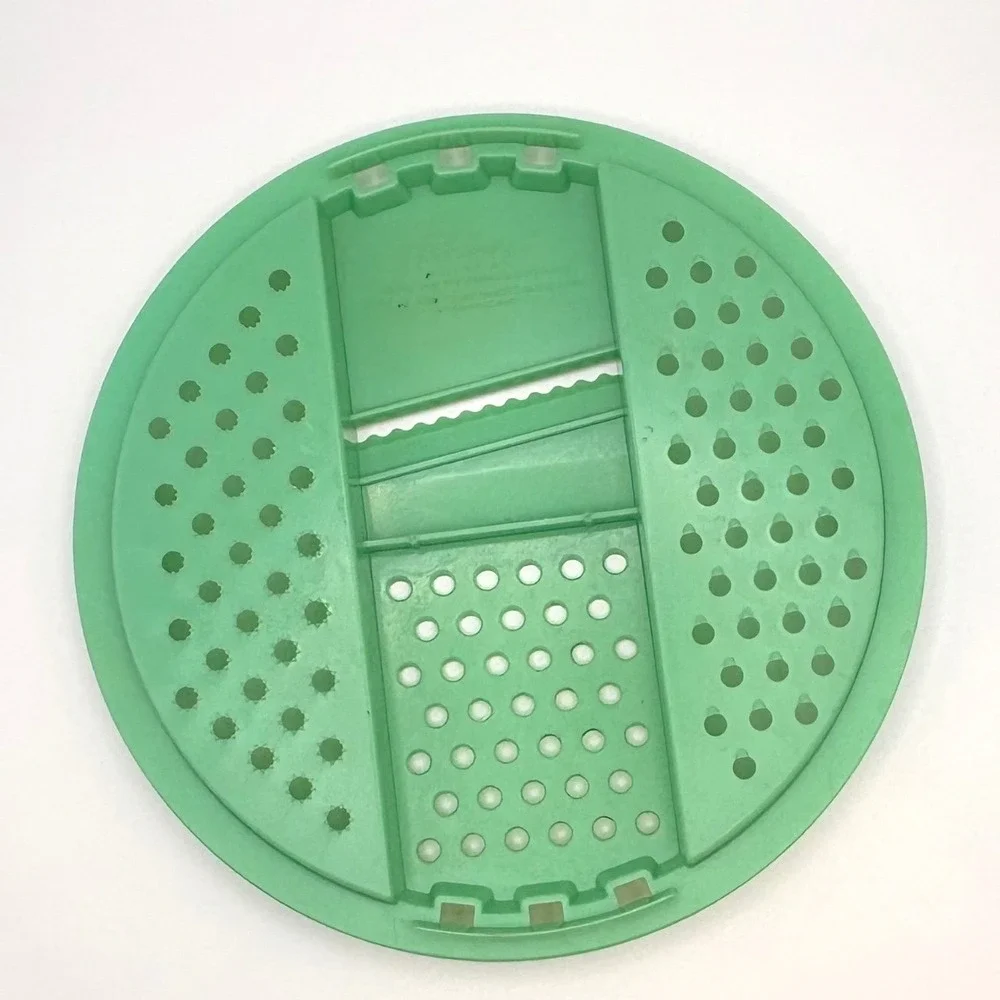 Vtg Tupperware Jadeite Green Cheese Grater Slicer Bowl Set 786 787 Cottagecore